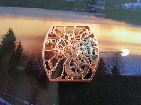 Mouvement tonneau squelette AROLA AR 165 S Sun