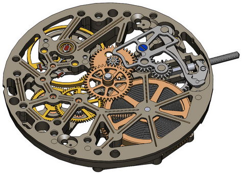 Mouvement AROLA 6497 S Modern