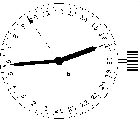 6497 24h Mouvement AROLA 6497 24h